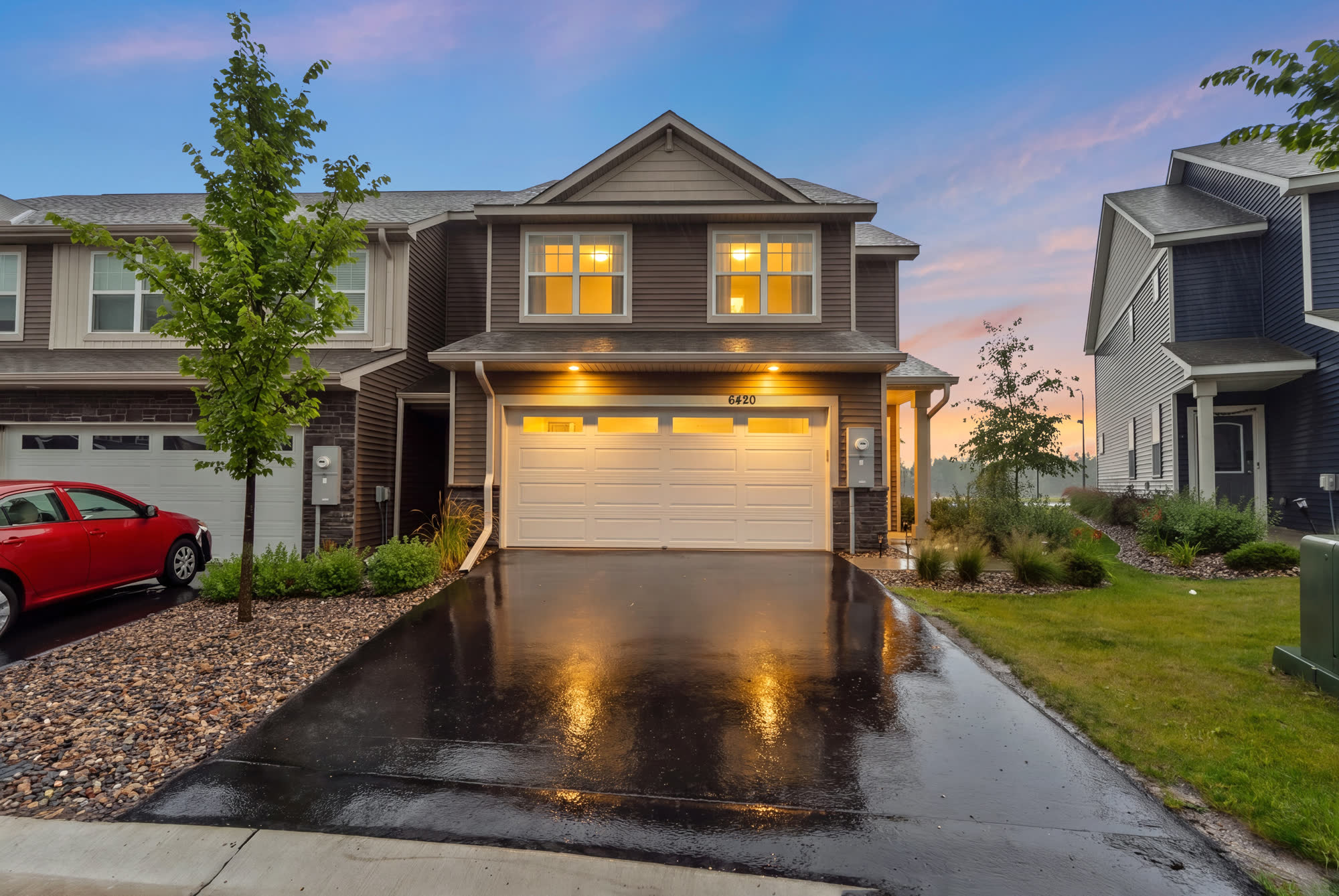 Twilight listing photograph shot to a team standard